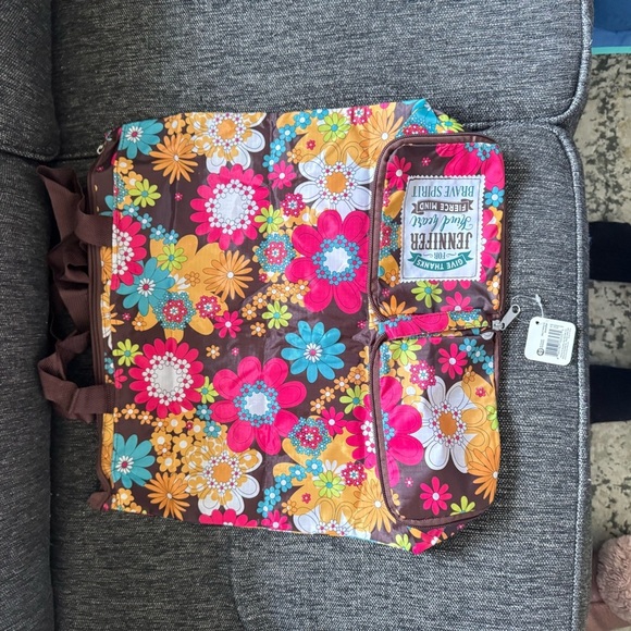 Sunflower Floral Tote Bag "Jennifer" - Picture 1 of 6